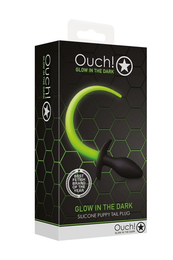 Plug queue de chien phosphorescent – Ouch - 94edenstreet.com - sexshop en ligne