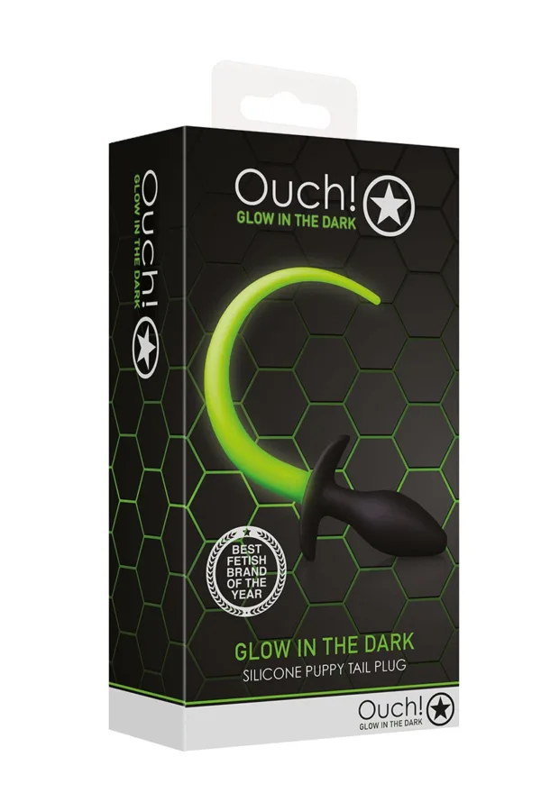 Plug queue de chien phosphorescent – Ouch - 94edenstreet.com - sexshop en ligne