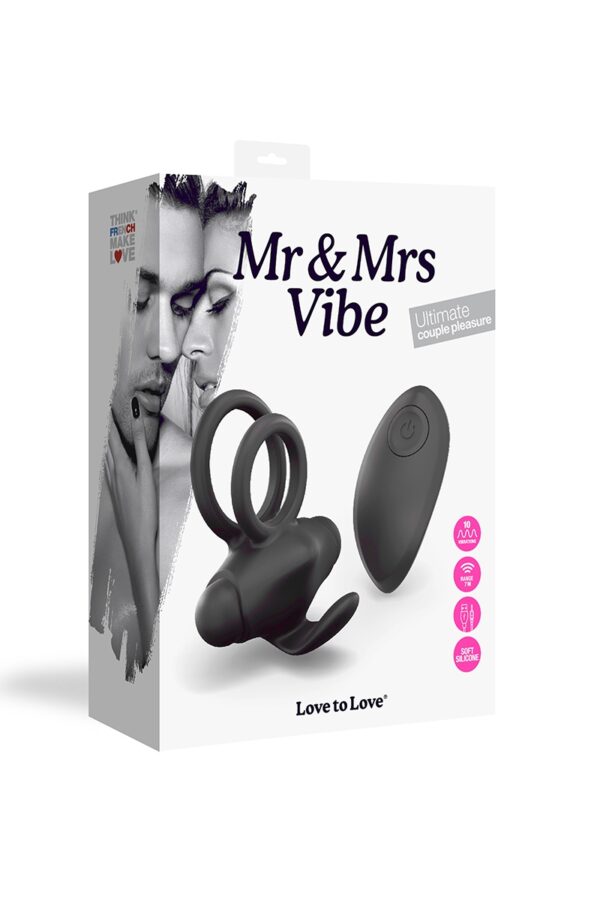 Cockring vibrant télécommandé Mr and Mrs Vibe – Image 3