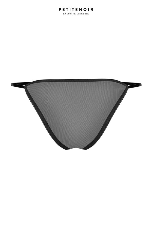 Slip échancré tulle et broderies – Image 3