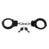 Menottes métal Designer Cuffs – noir - 94edenstreet.com - sexshop en ligne