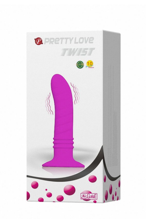 Plug anal vibrant Twist – Pretty Love - 94edenstreet.com - sexshop en ligne