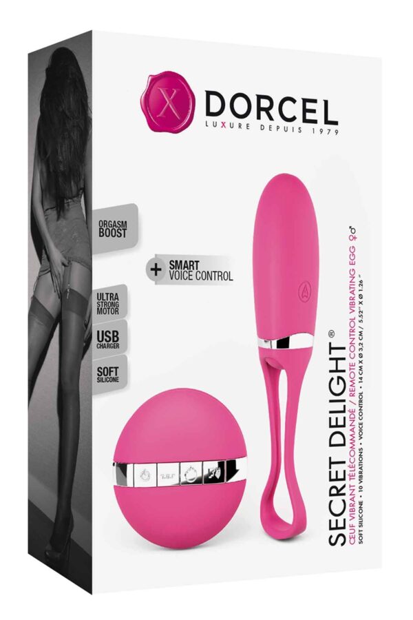 Oeuf vibrant télécommandé Secret Delight - 94edenstreet.com - sexshop en ligne