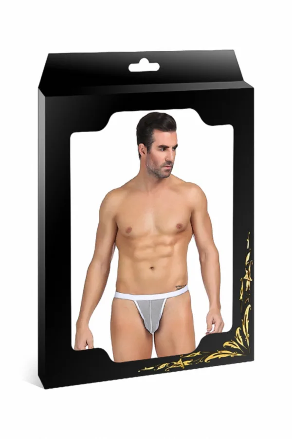 String homme blanc résille - 94edenstreet.com - sexshop en ligne