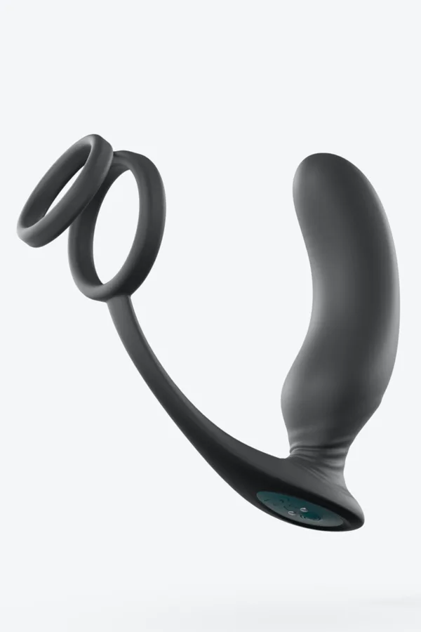 Stimulateur de prostate + cockring Double game - 94edenstreet.com - sexshop en ligne