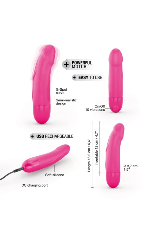 Vibro rechargeable Real Vibration rose S 2.0 – Dorcel - 94edenstreet.com - sexshop en ligne