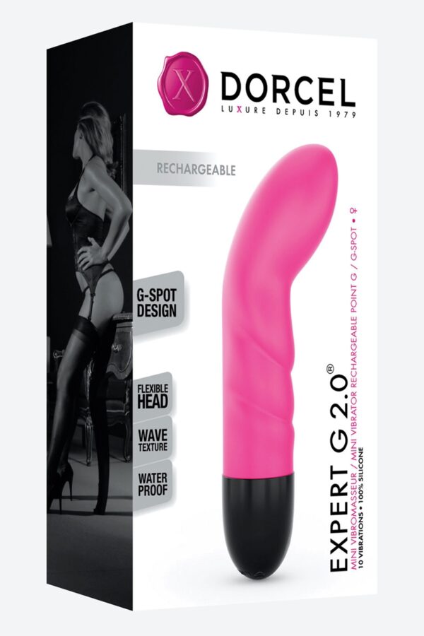 Mini vibro Expert G 2.0 rechargeable – Dorcel - 94edenstreet.com - sexshop en ligne