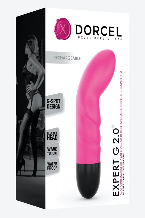 Mini vibro Expert G 2.0 rechargeable – Dorcel - 94edenstreet.com - sexshop en ligne