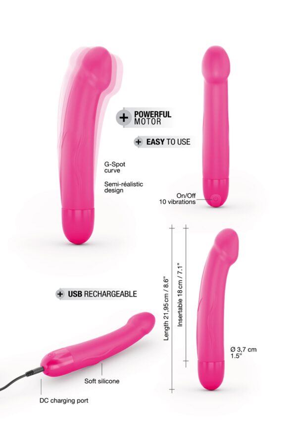 Vibro rechargeable Real Vibration rose M 2.0 - Dorcel – Image 3