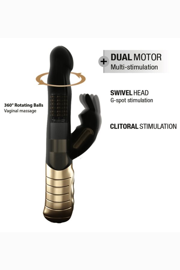 Vibro rechargeable Baby Rabbit noir 2.0 – Dorcel - 94edenstreet.com - sexshop en ligne