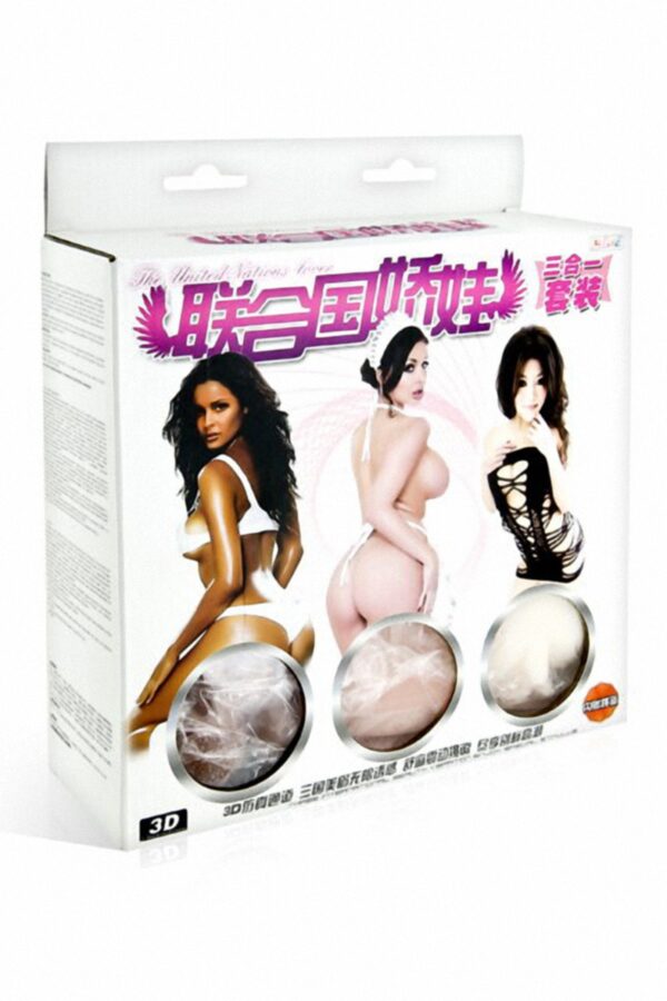 Pack de 3 masturbateurs réalistes United Angels – Image 3