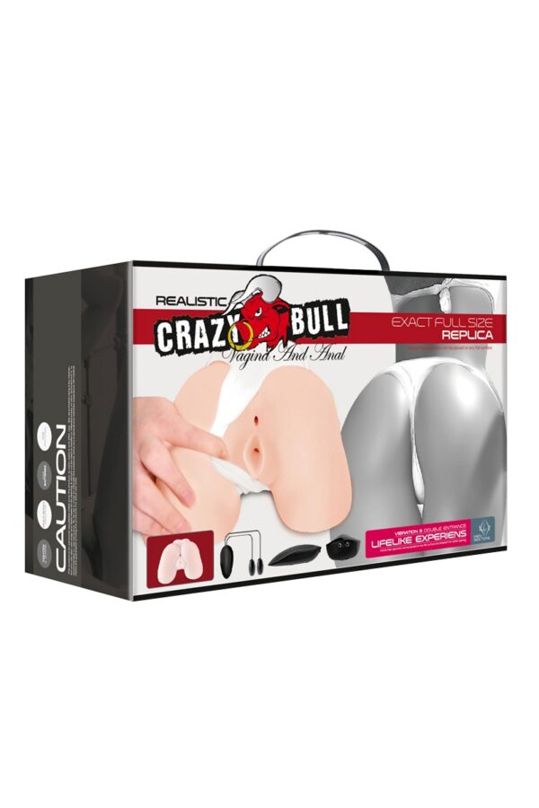 Masturbateur fessier hyper réaliste vibrant – Crazy Bull - 94edenstreet.com - sexshop en ligne