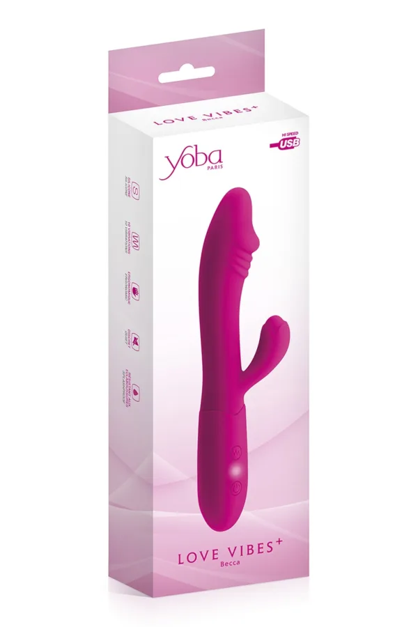 Vibromasseur rabbit Becca – Yoba - 94edenstreet.com - sexshop en ligne