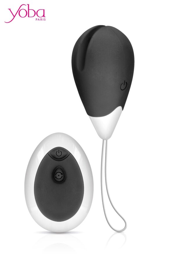Oeuf vibrant Love Egg 2 noir – Yoba - 94edenstreet.com - sexshop en ligne