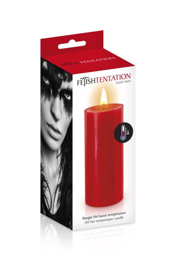 Bougie basse température rouge - 94edenstreet.com - sexshop en ligne