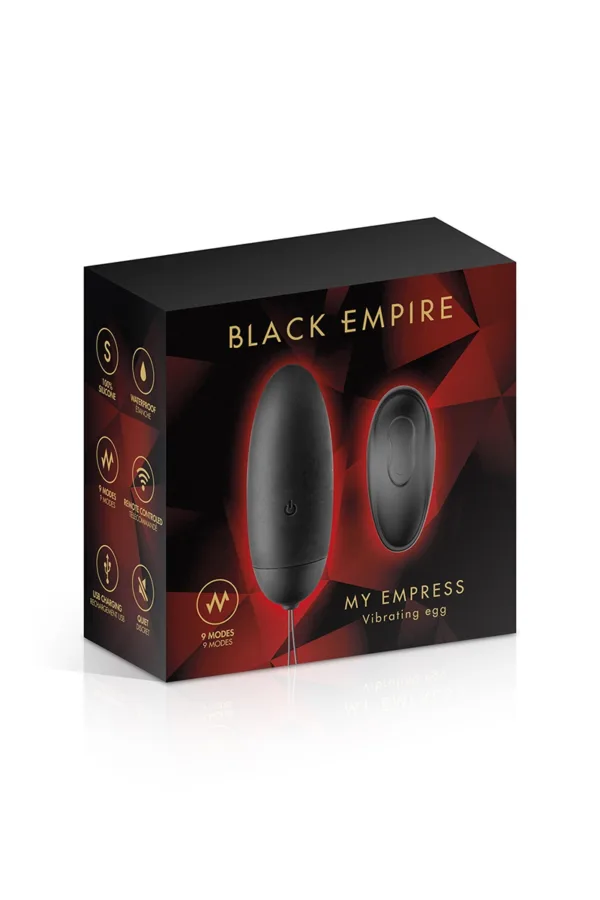 Oeuf vibrant télécommandé My Empress – Black Empire - 94edenstreet.com - sexshop en ligne