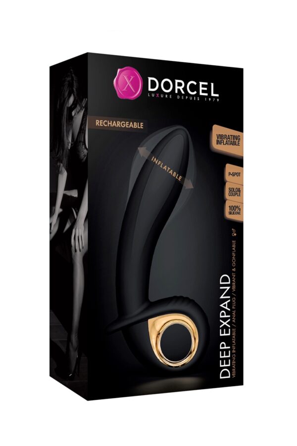 Vibromasseur gonflable Deep Expand – Dorcel - 94edenstreet.com - sexshop en ligne