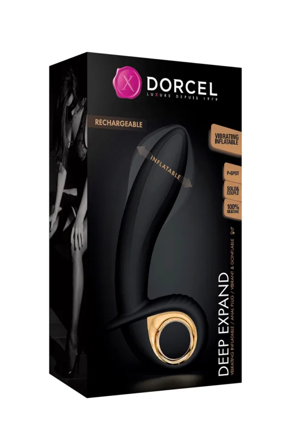 Vibromasseur gonflable Deep Expand – Dorcel - 94edenstreet.com - sexshop en ligne