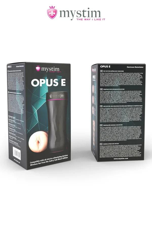Masturbateur électro-stimulant Opus E vagin - 94edenstreet.com - sexshop en ligne