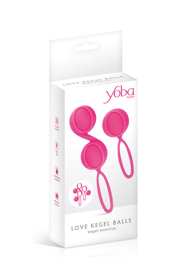 Kit 2 boules de Geisha Yoba – rose - 94edenstreet.com - sexshop en ligne