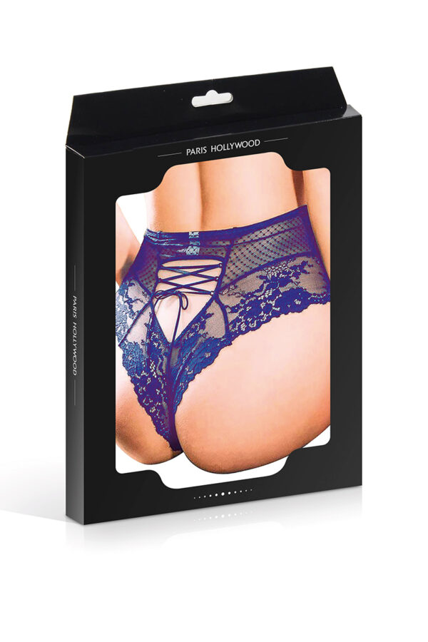 Tanga sexy noir à laçage – Image 3