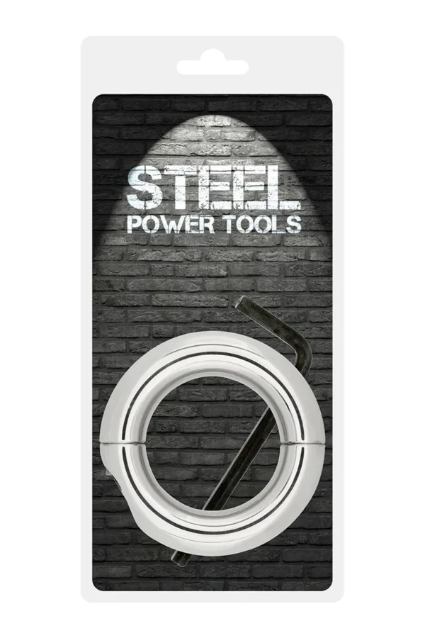 Ballstretcher acier ( L – XL) – Steel Power Tools - 94edenstreet.com - sexshop en ligne