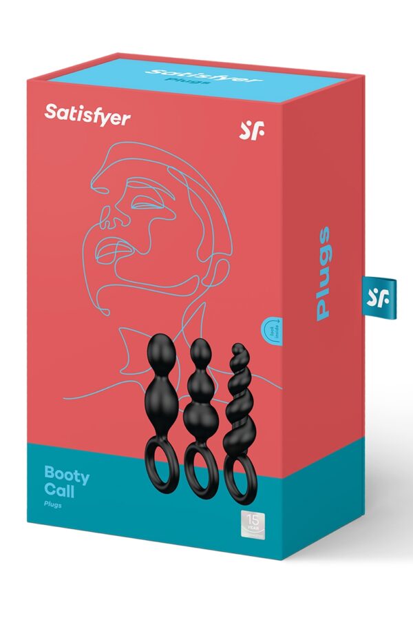 Set de 3 plugs noirs Booty Call - Satisfyer – Image 3