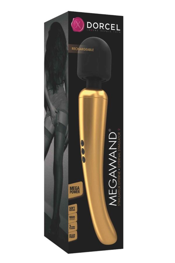 Stimulateur Megawand Gold – Dorcel - 94edenstreet.com - sexshop en ligne