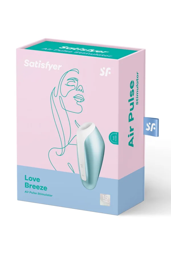 Stimulateur de clitoris Breeze bleu – Satisfyer - 94edenstreet.com - sexshop en ligne