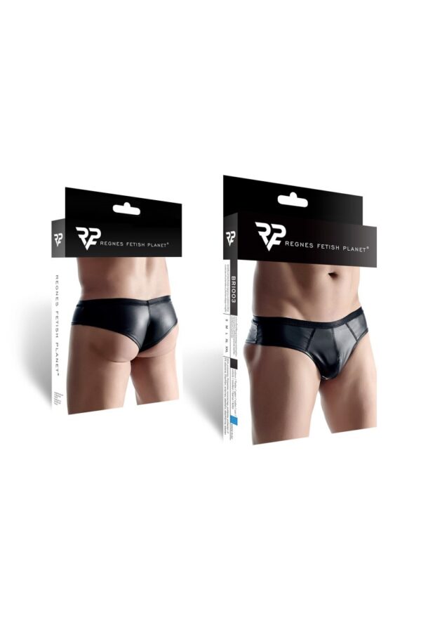 Slip noir wetlook – Regnes - 94edenstreet.com - sexshop en ligne