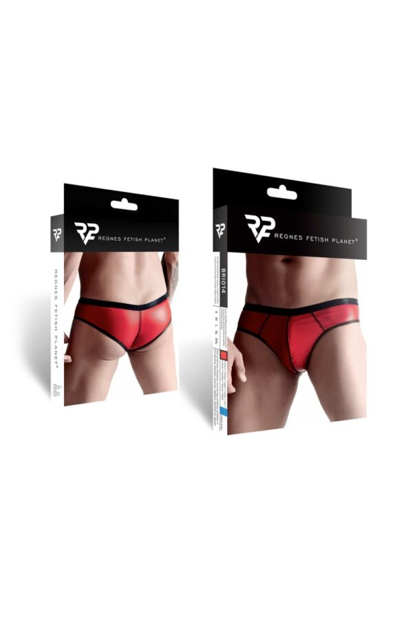 Slip rouge wetlook – Regnes - 94edenstreet.com - sexshop en ligne