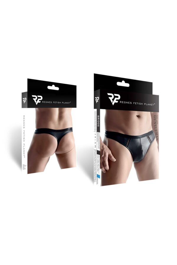 String wetlook noir - Regnes – Image 3