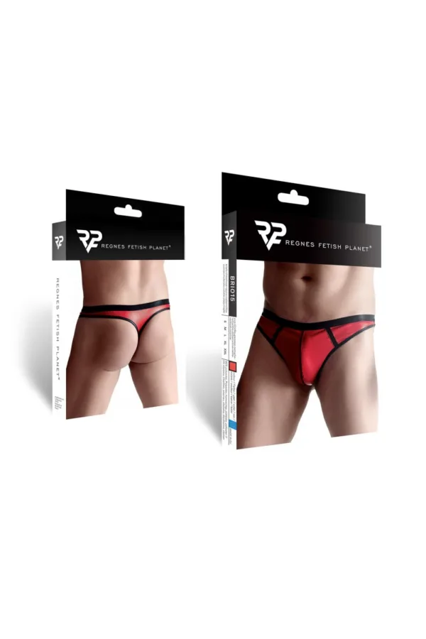 String en wetlook rouge – Regnes - 94edenstreet.com - sexshop en ligne
