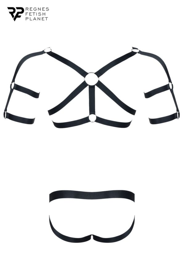 Ensemble harnais et jockstrap ouvert – Regnes - 94edenstreet.com - sexshop en ligne