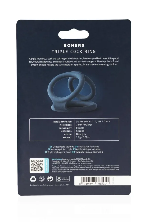 Triple Ring Boners - 94edenstreet.com - sexshop en ligne