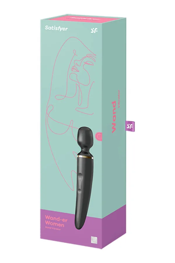 Wand-er Women noir – Satisfyer - 94edenstreet.com - sexshop en ligne