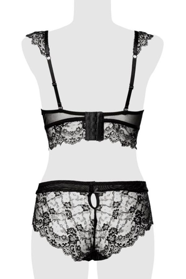 Ensemble culotte et balconnet dentelle – Grey Velvet - 94edenstreet.com - sexshop en ligne
