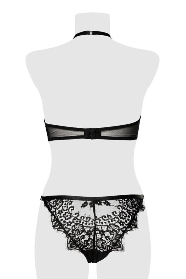 Ensemble bustier et string dentelle – Grey Velvet - 94edenstreet.com - sexshop en ligne