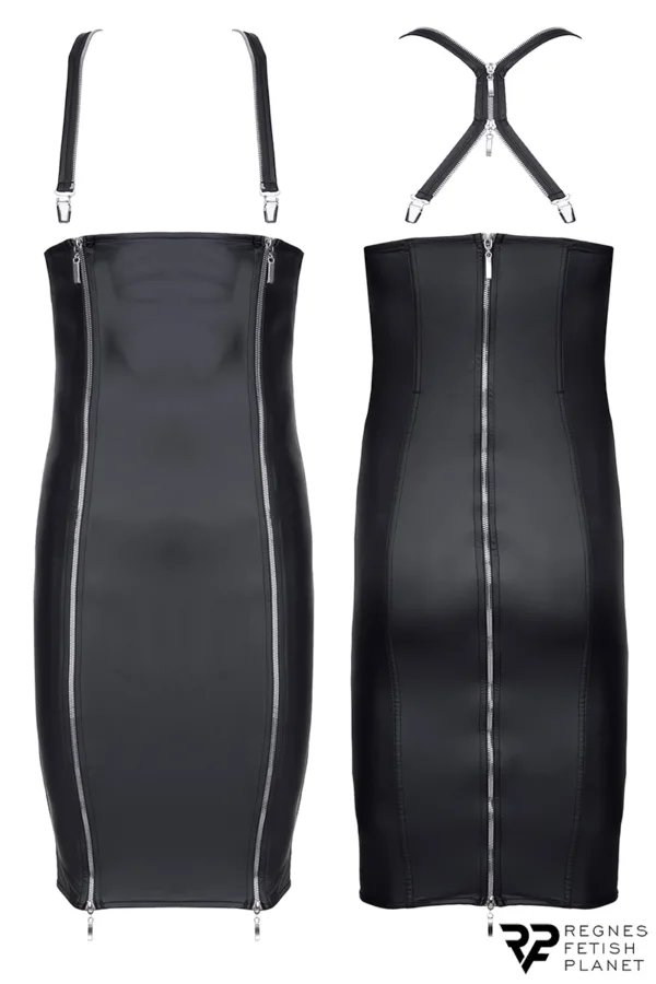 Robe zippée à bretelles amovibles – Regnes - 94edenstreet.com - sexshop en ligne