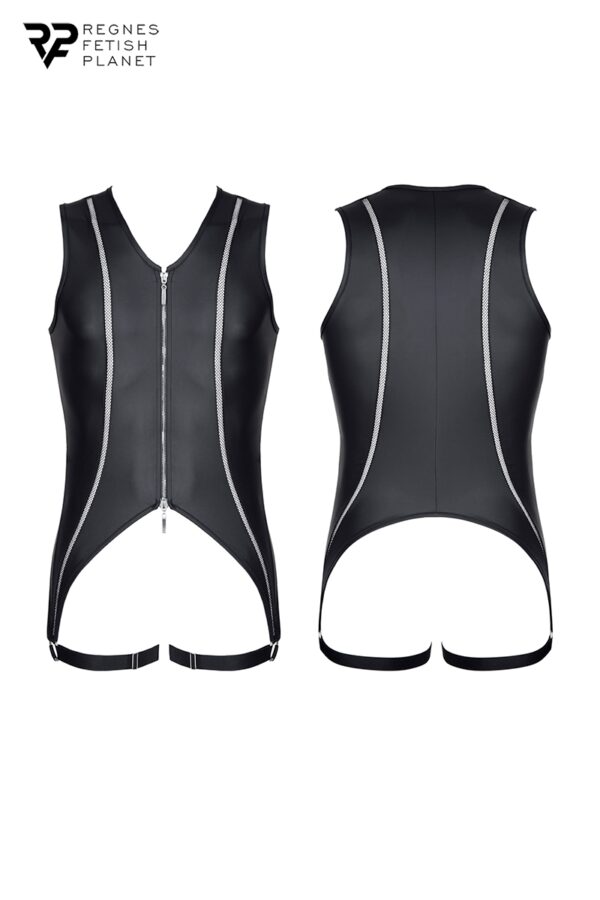 Body ouvert à zip – Regnes - 94edenstreet.com - sexshop en ligne