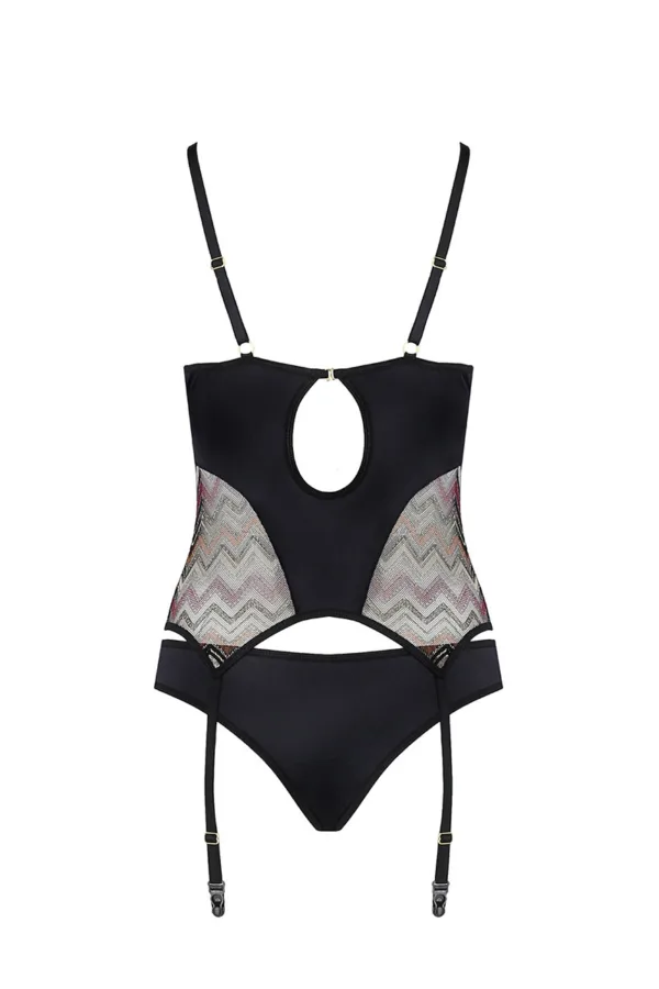 Guêpière et culotte Lagerta – Casmir - 94edenstreet.com - sexshop en ligne
