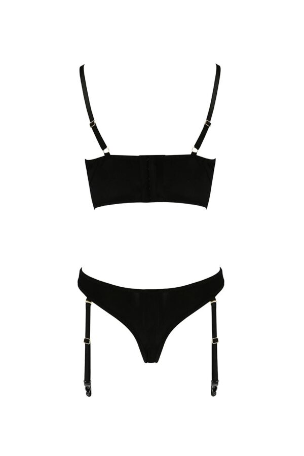 Ensemble culotte à jarretelles et bustier Lara - Casmir – Image 3