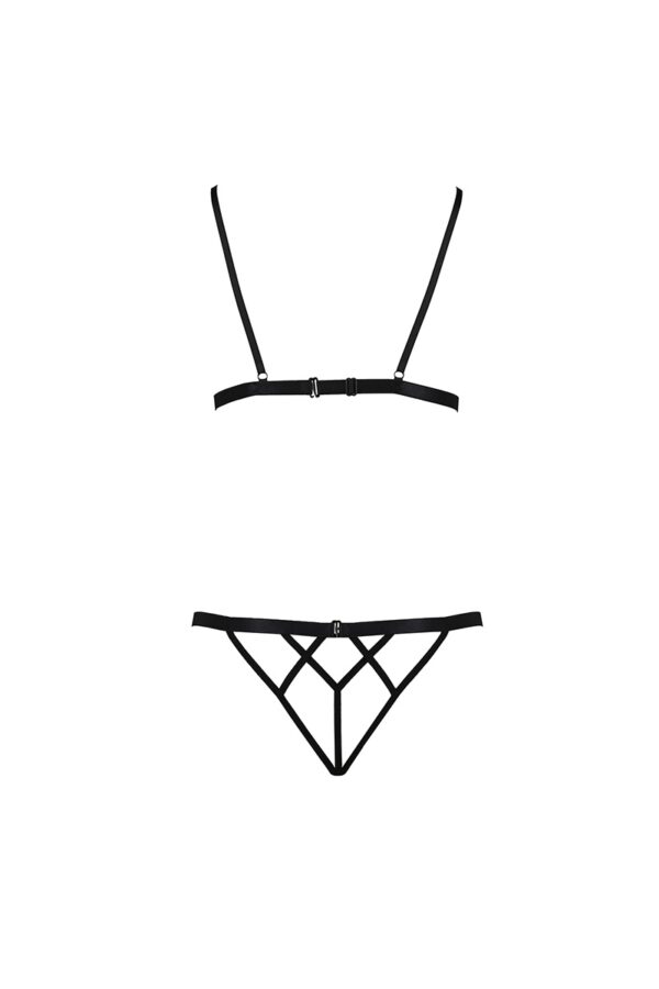 Ensemble sexy ouvert Diabolina - Passion – Image 3