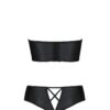 Bustier et string faux cuir Nancy – Passion - 94edenstreet.com - sexshop en ligne