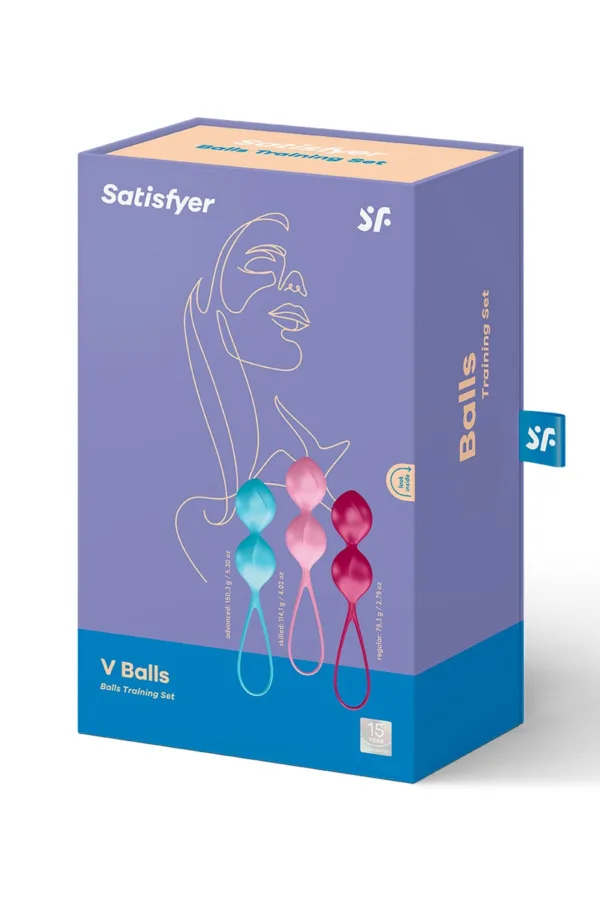 Set de 3 boules de Geisha V Balls – Satisfyer - 94edenstreet.com - sexshop en ligne