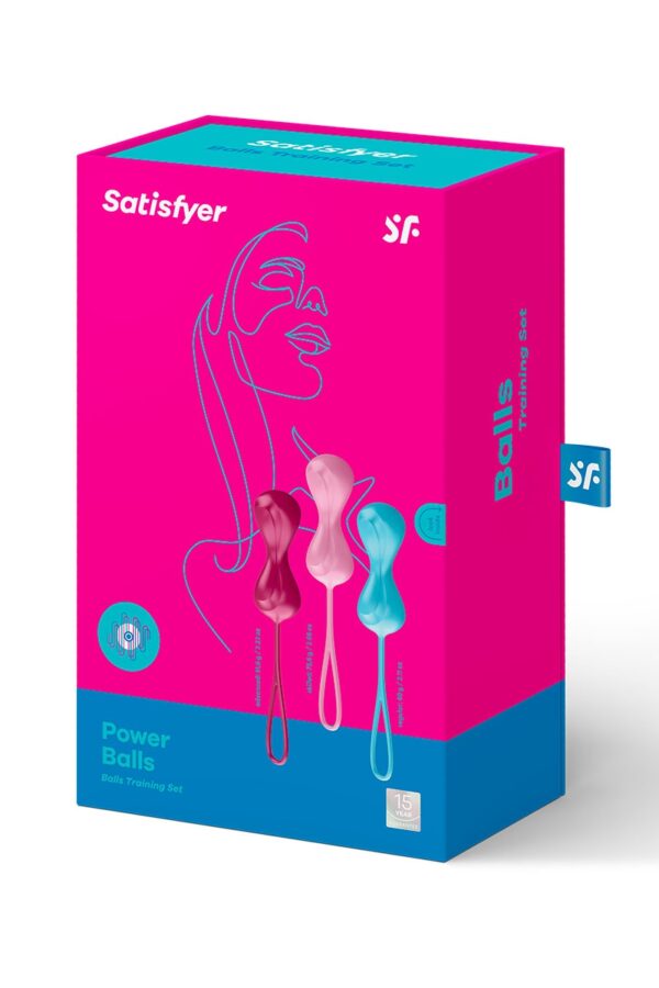 Set de 3 boules de Geisha Power Balls – Satisfyer - 94edenstreet.com - sexshop en ligne