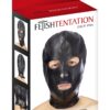Cagoule BDSM 3 ouvertures en simili cuir – Fetish Tentation - 94edenstreet.com - sexshop en ligne