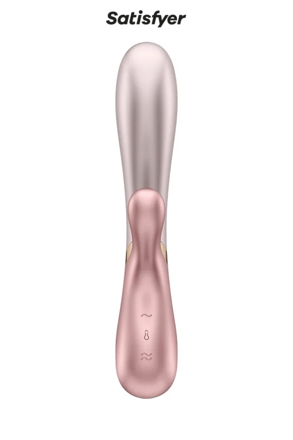 Rabbit chauffant Hot Lover rose – Satisfyer - 94edenstreet.com - sexshop en ligne
