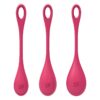 Kit d’entrainement pelvien Yoni Power 1 Rouge – Satisfyer - 94edenstreet.com - sexshop en ligne