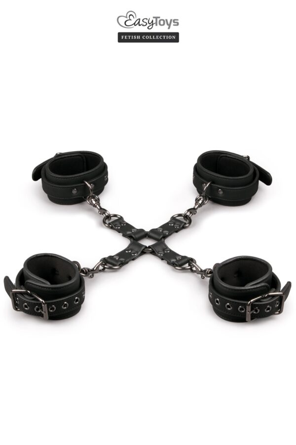 Kit d’attaches Hogtie – Easytoys Fetish Collection - 94edenstreet.com - sexshop en ligne